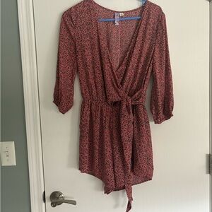 Charming Pink Patterned Dress